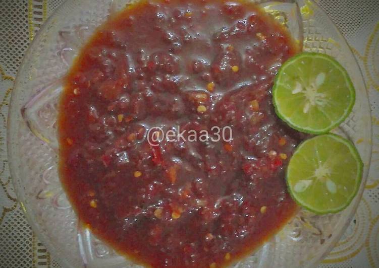 Resep Sambal Dadakan Anti Gagal