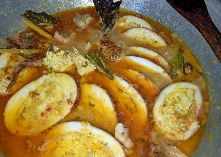 Cara mudah meracik Cumi Tahu Telor Lezat