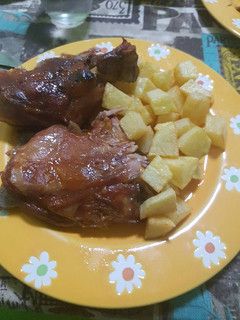 Una foto de Cordero asado