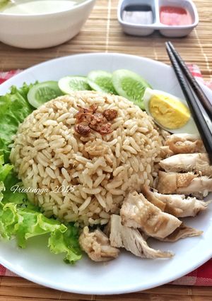 Foto resep Nasi Hainan dg Rice cooker