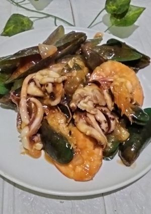 Foto resep Seafood Campur Bumbu Singapur