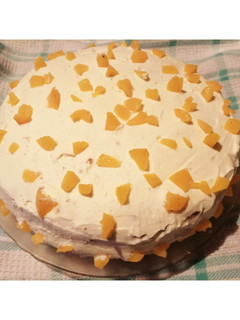Una foto de Torta de durazno