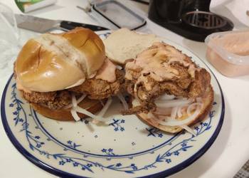 Easiest Way to Cook Delicious Fried Chicken Sandwich