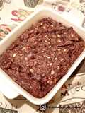 Baked oatmeal con cioccolato e noci