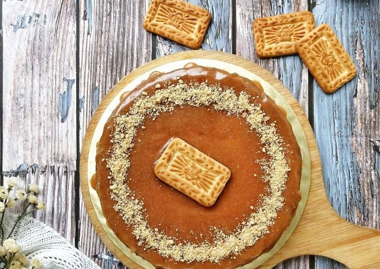 Resep Biscoff cheesecake @ tiger biskuat caramellito yang Lezat