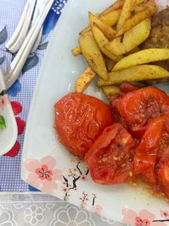 عکسی از دستور شامي و سيب زميني😋😋