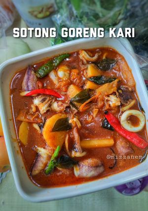 Gambar Sotong Goreng Kari