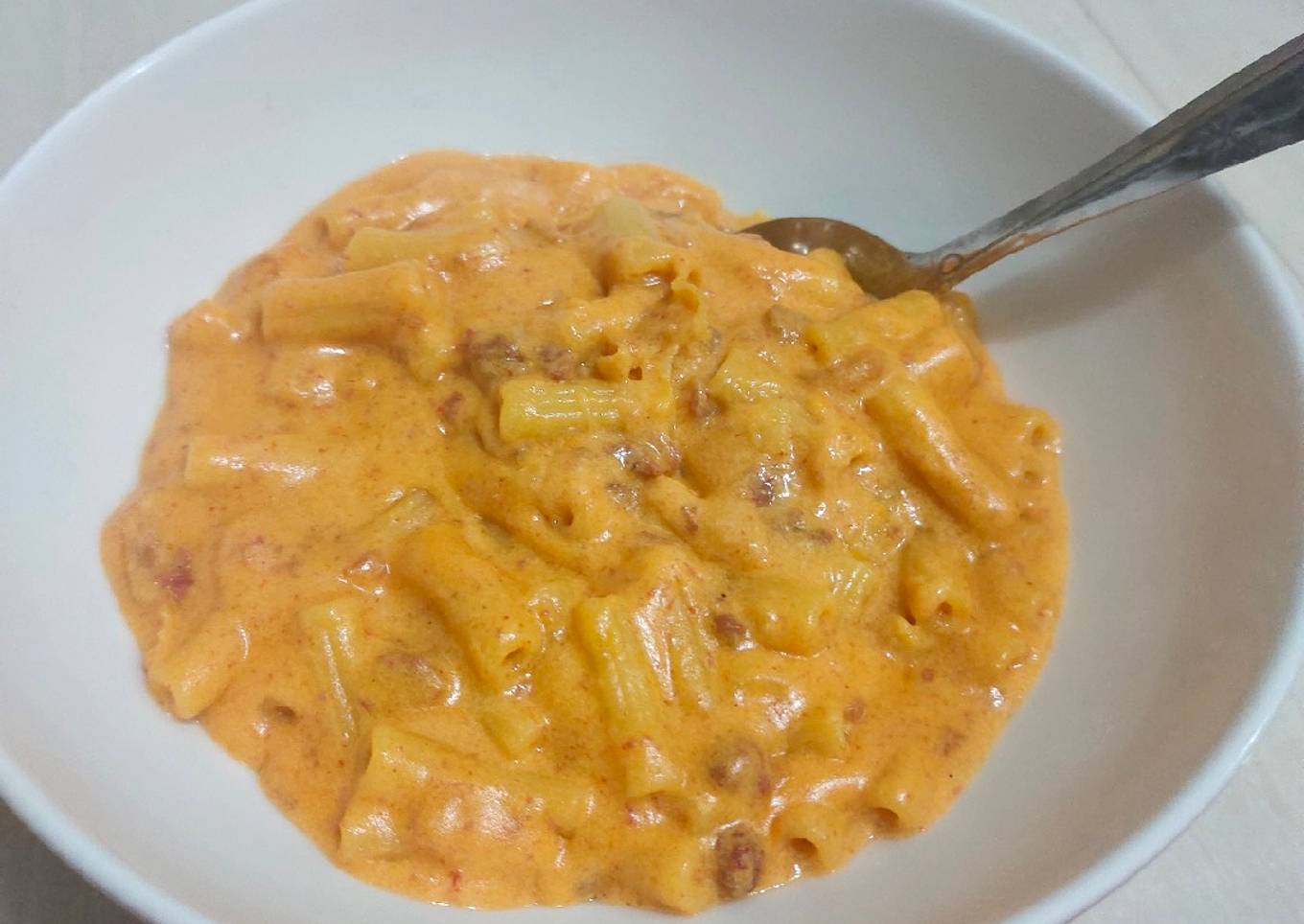 Macaroni cheese teplon