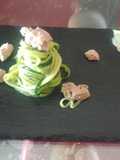 Spaghetti di zucchine tonno e limone 🍋