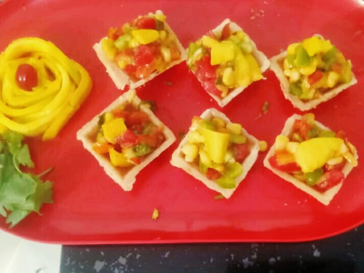 Easy Way Make Recipe Mango salsa appetizer bites that is  Makes Drooling, Perfect}