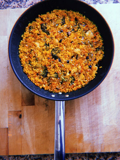 Una foto de Paella de verduras