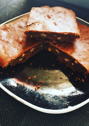 Une photo de Brownie sans beurre ni sucre 😉