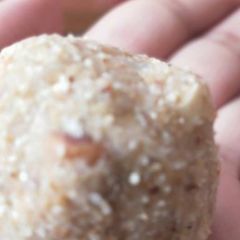 A picture of Wheat Flour ladoo.