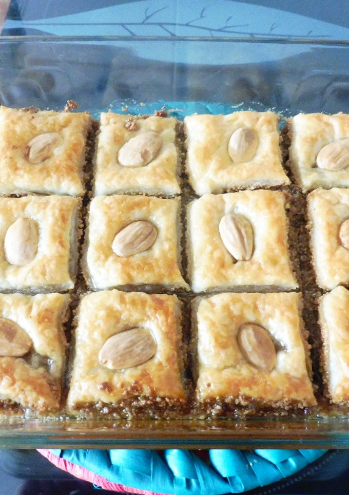 Una foto de Baklava