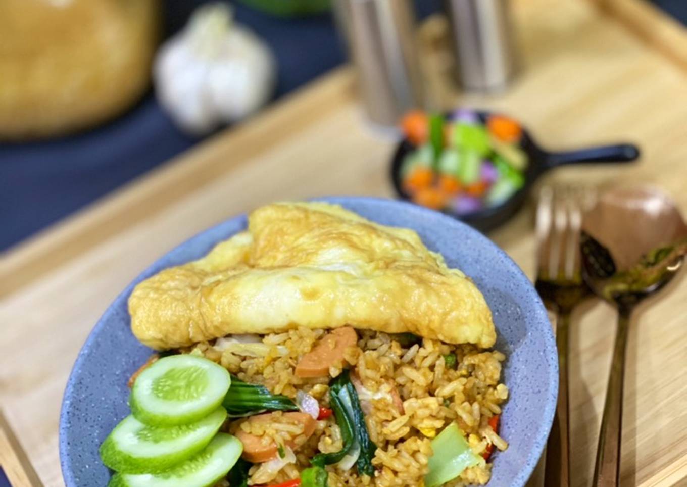 Nasi Goreng   Baceman Bawang Putih