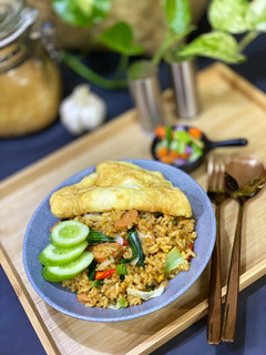 Foto resep Nasi GorengBaceman Bawang Putih