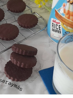 Una foto de Galletas de cacao