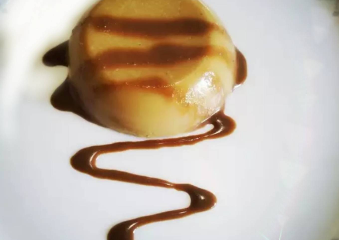 Italian coffee panna cotta dessert