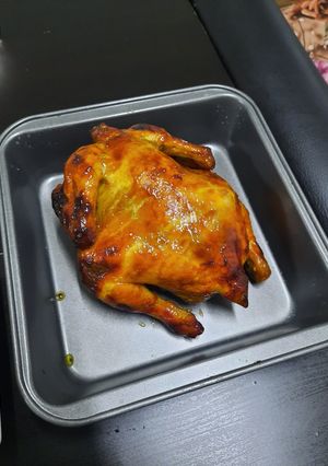 Foto resep Ayam panggang bumbu kuning