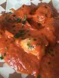 Chipirones rellenos en salsa