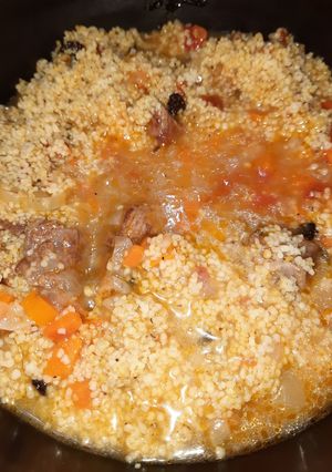 Una foto de Guiso de quinoa con osobuco