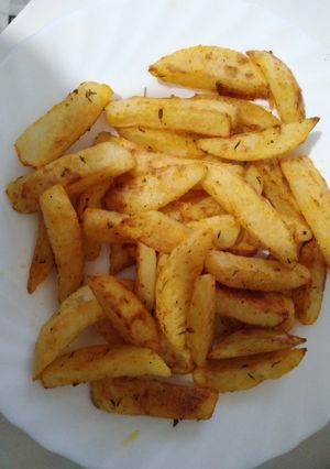صورة لوصفة بطاطا بالتوابل في الفرن