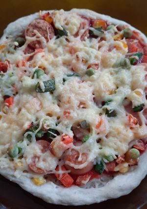 Hình của món Pizza phô mai.