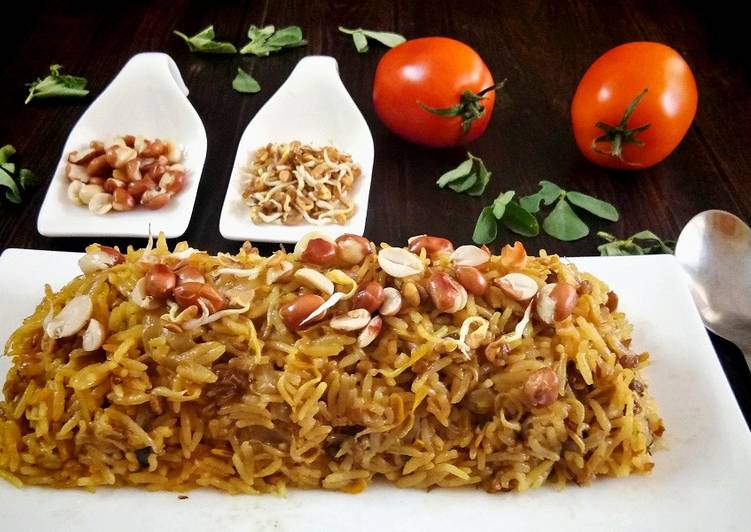 How to Prepare Speedy Sprouted Methi Pulav