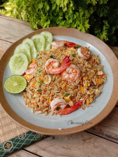 A picture of Shrimp Fried Rice.