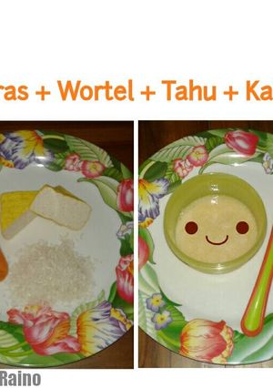 Foto resep Bubur nasi wortaka (Wortel - tahu - kaldu)