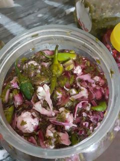 عکسی از دستور ترشی شور