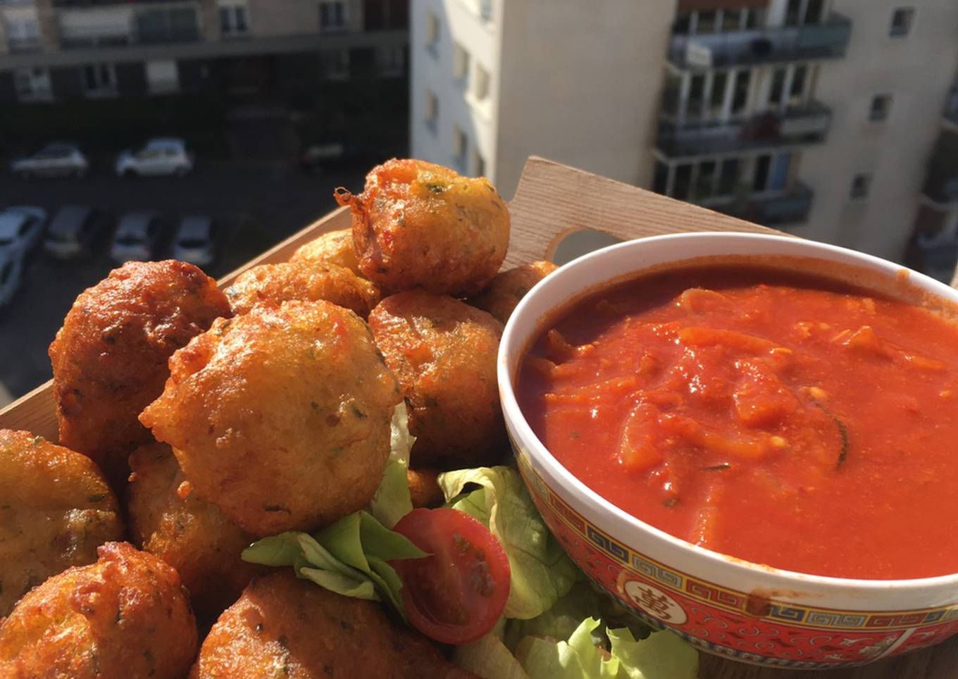 Acras aux crevettes