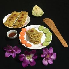 Cabbage Maggi Wraps A picture of Cabbage Maggi Wraps.
