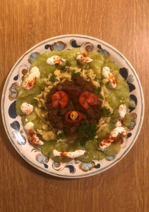 Sörös-boros marhapörkölt recept fotója