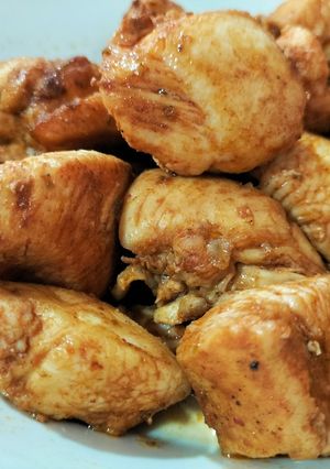 Una foto de Pinchitos de pollo en adobo casero