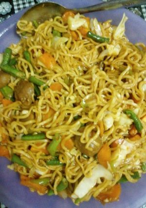 Foto resep Mie goreng pedas maniieesss