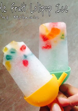 Foto resep Simple Fruit Lollipop Ice