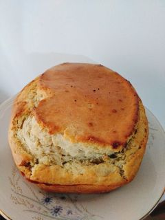 Una foto de Budín de banana sin azúcar. ♥️