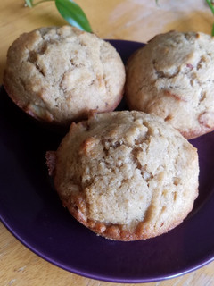 A picture of Applesauce & almond gluten-free muffins.
