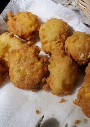 A picture of Kickin' Corn Fritters.