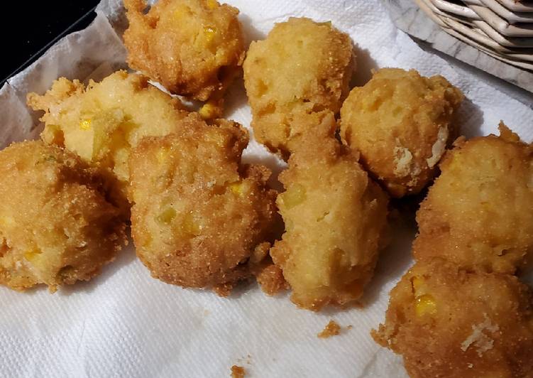 Recipe of Homemade Kickin&#39; Corn Fritters