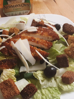 A picture of Crispy Chicken Caesar Salad.
