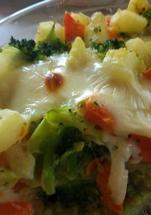 Una foto de Revuelto de verduras