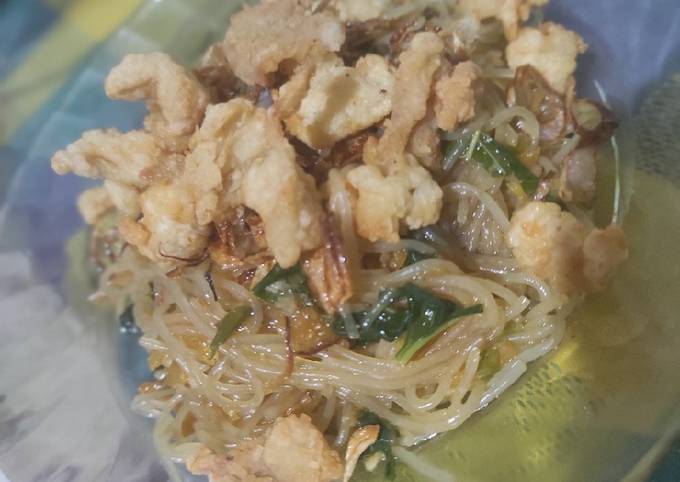 Resep Bihun goreng ayam pok pok Resep Bihun goreng ayam pok pok