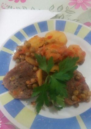 Una foto de Bifes de pecetos a la cacerola