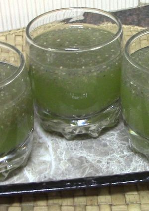 A picture of Amla Chia Detox Drink | Morning Fat Cutter & Skin Glow Recipe | Healthy Immunity Juice.