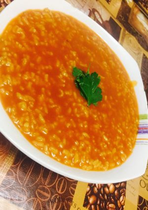 صورة لوصفة شوربه روز حمرا