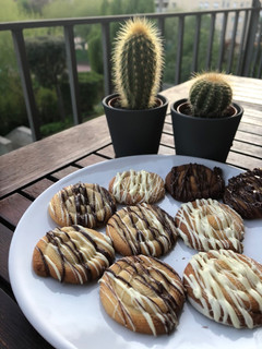 Una foto de Galletas de mantequilla y chocolate