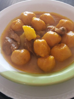 Foto de SOPA BOLINHA DE CARNE (Bori Bori de carne)