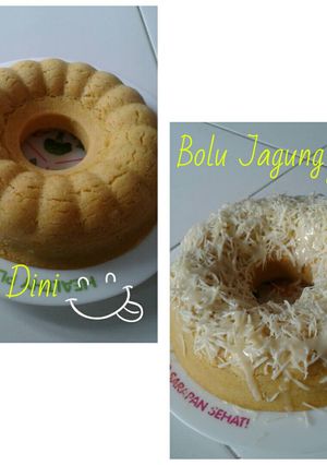 Foto resep Bolu jagung keju simple, no Sp, no mixer 🌽